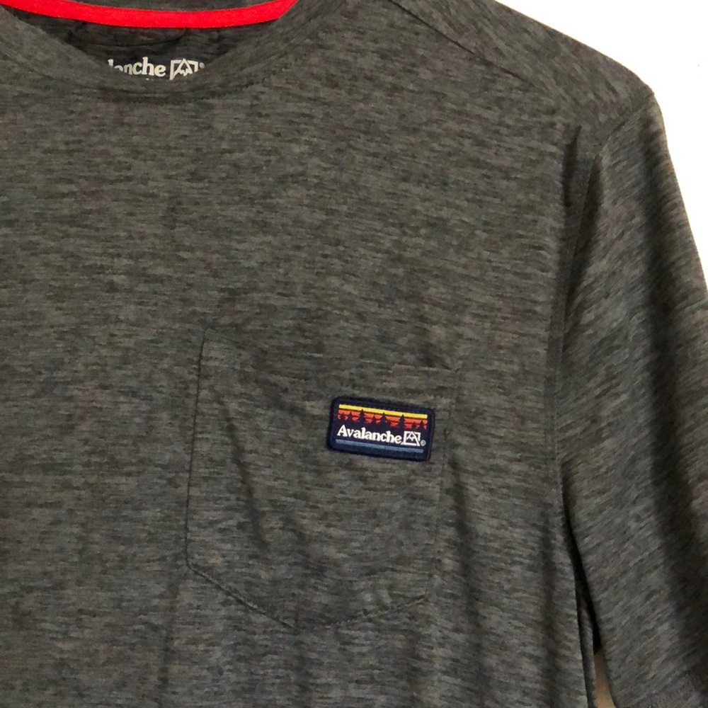 Grey Avalanche T shirt.